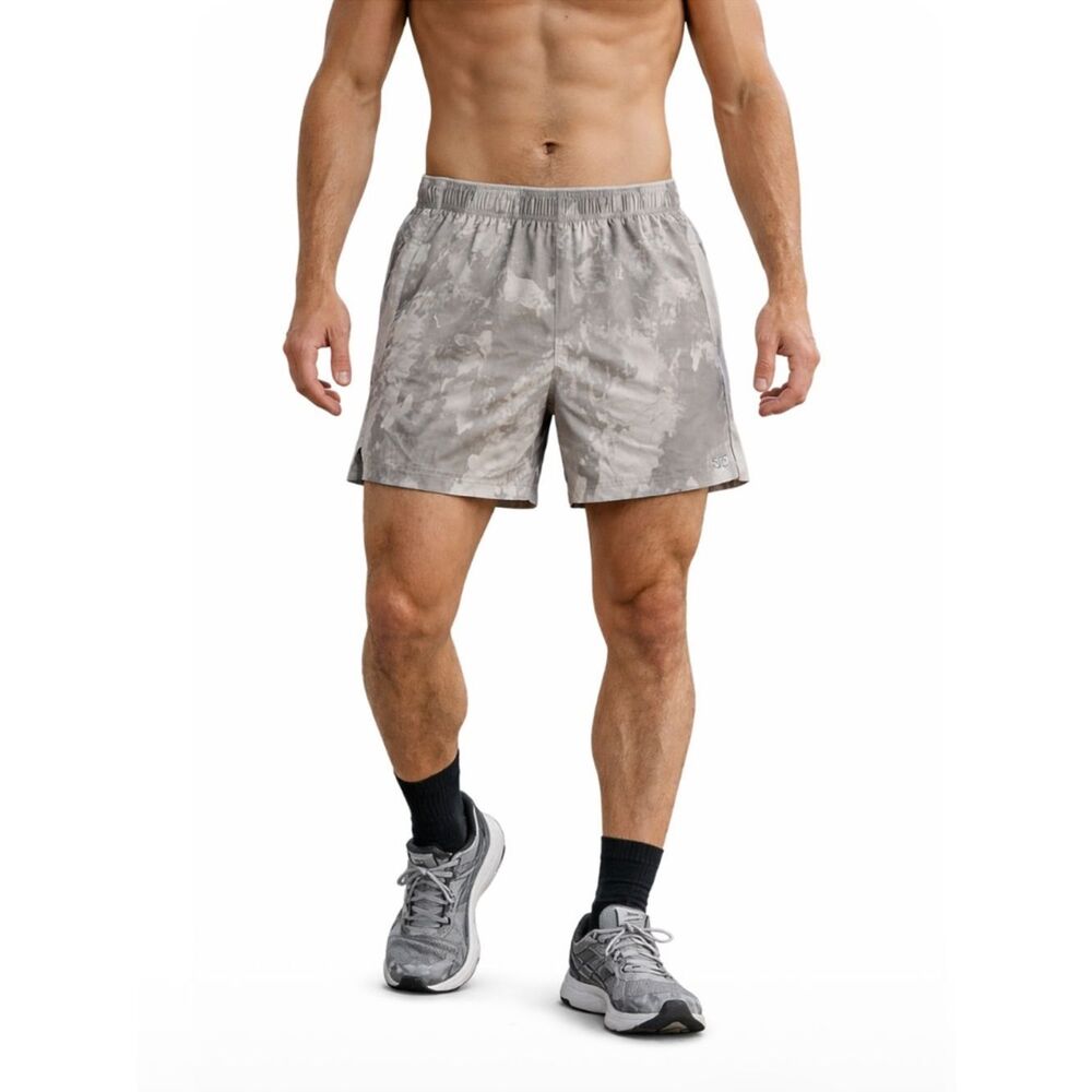 NWT DSG Men’s 2XL 5” Stride Run Shorts Swirl Tiptoe Athletic Lined